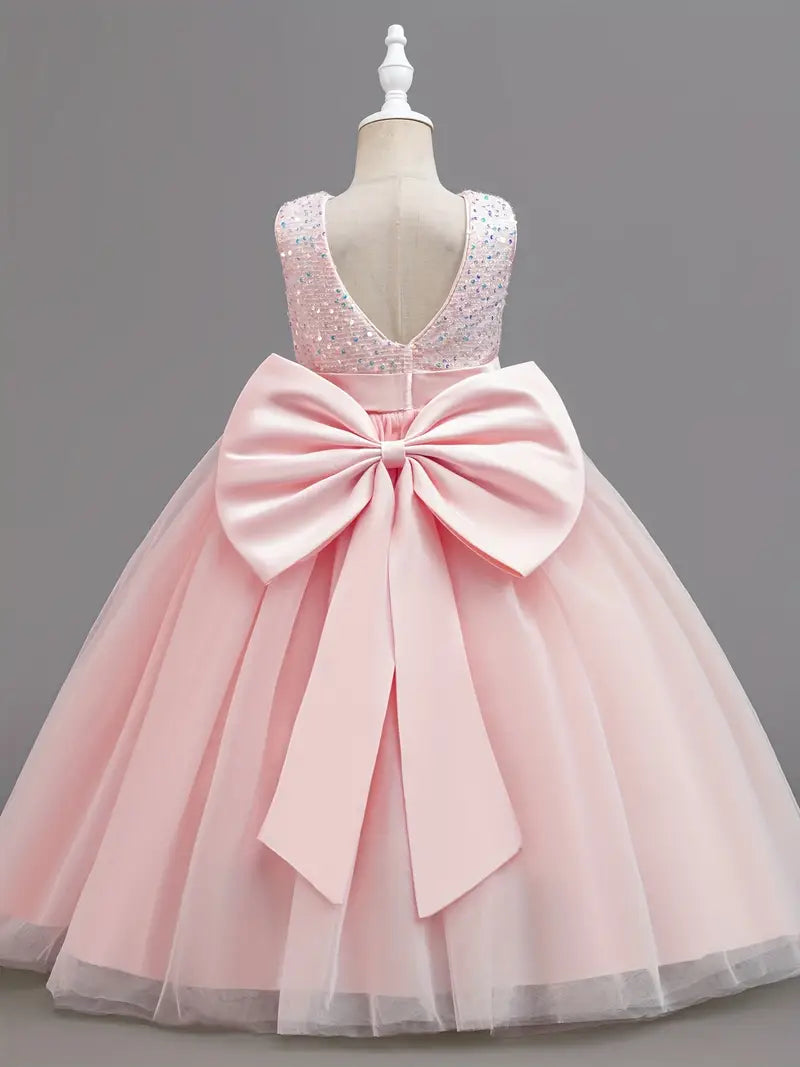 Long Princess Dress Light Pink