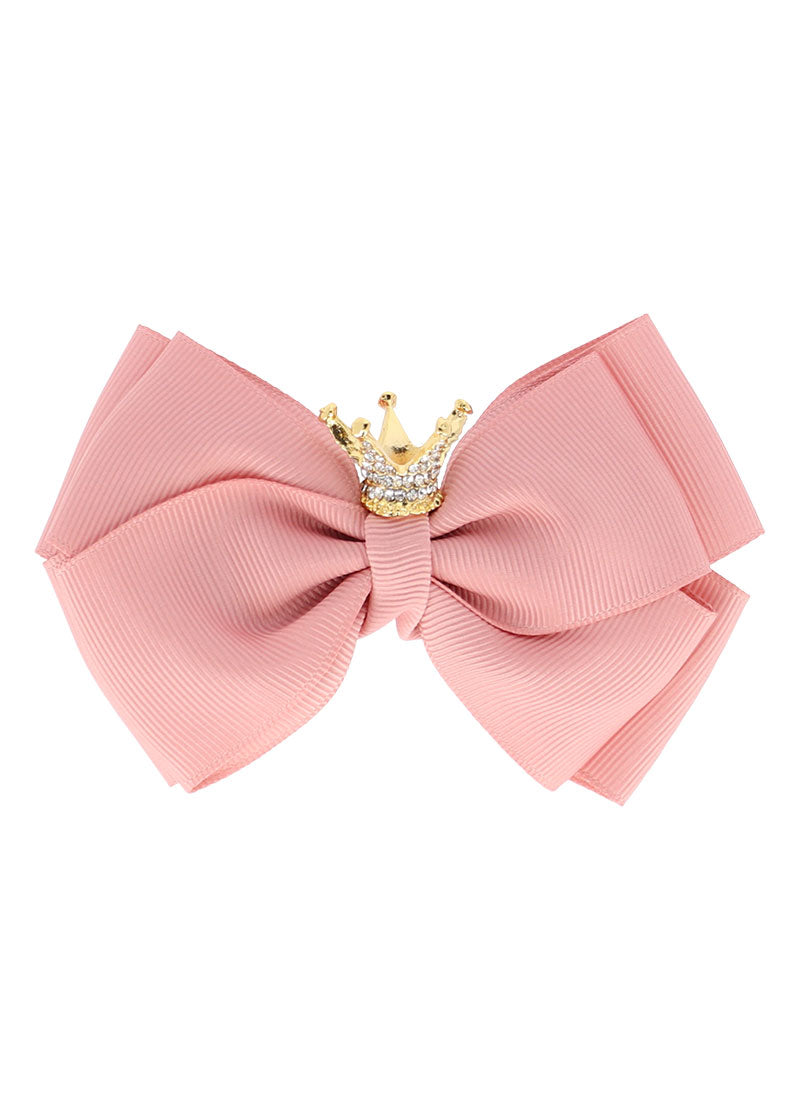 Crown Big Bow Blush
