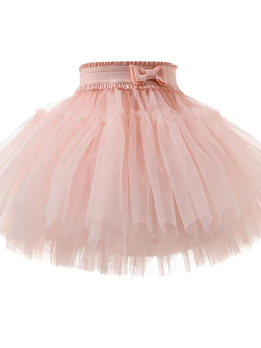 Tulle Pencil Skirt Lotus