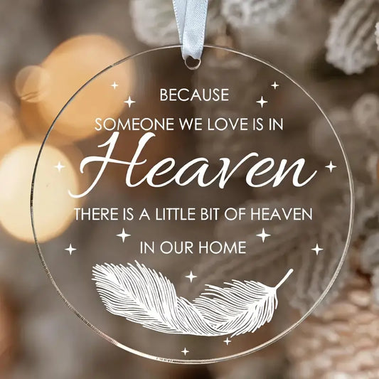2D Flat Feather Ornament